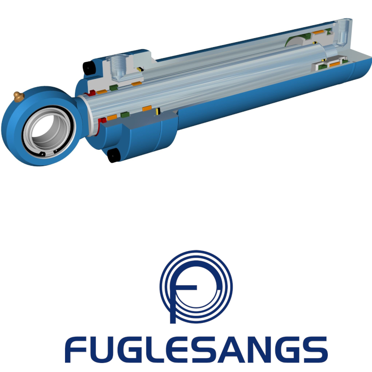 Heavy duty hydraulic cylinder
